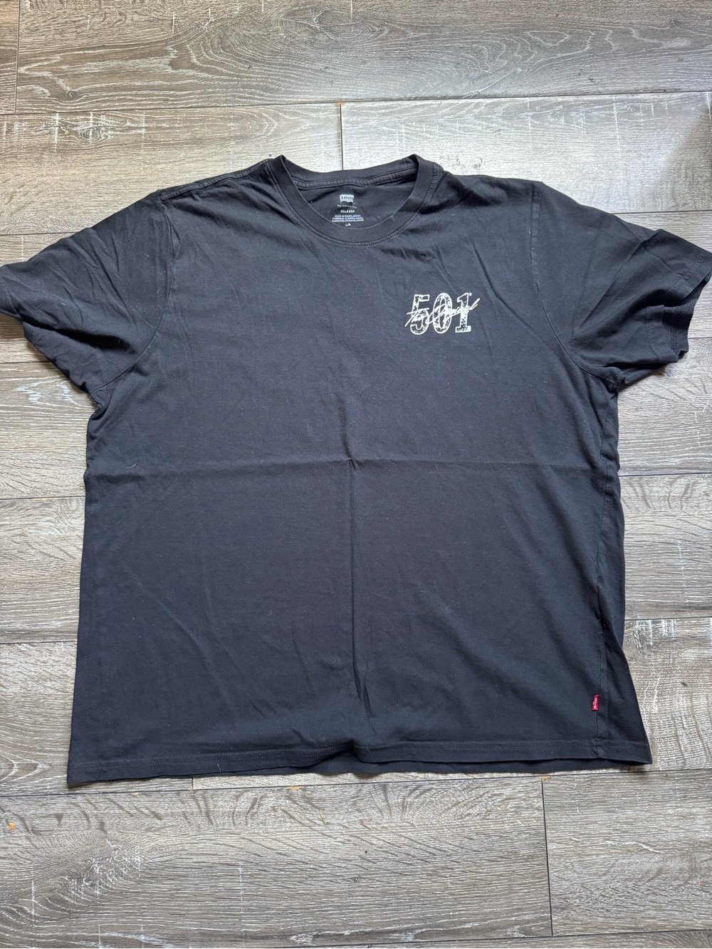 Levi's Black 501 Graphic Short-Sleeve Tee